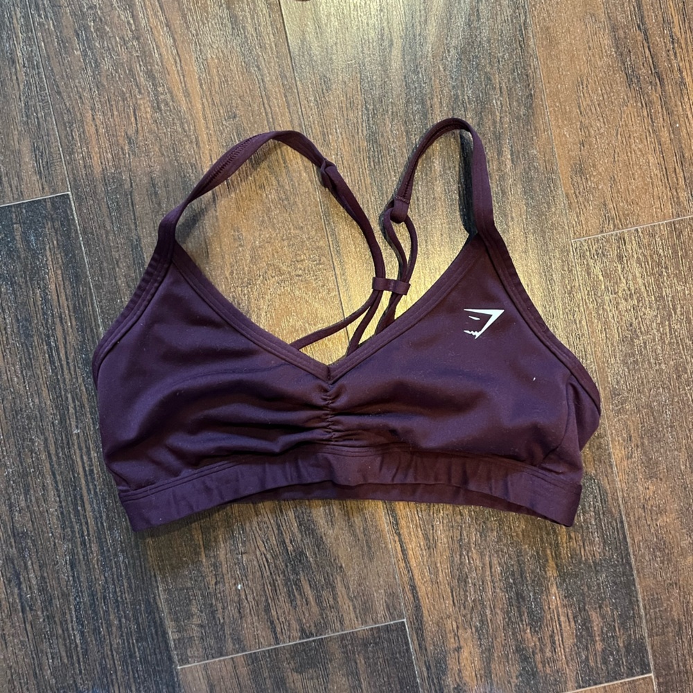 Gymshark red sports bra